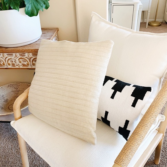 Other - Set of 2 Beige Accent Pillows
